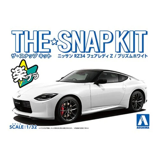 Aoshima: 1/32 Snap Kit Nissan RZ34 Fairlady Z Prism White 06264