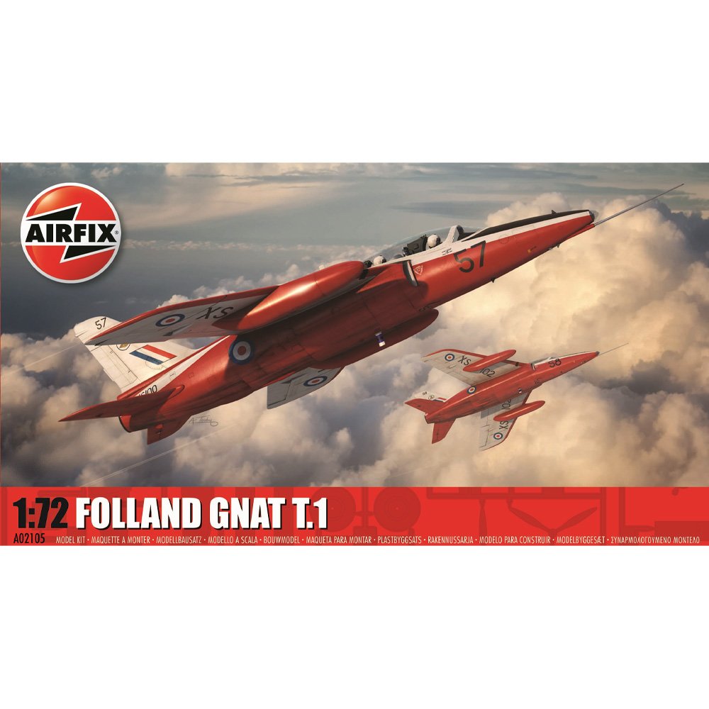 Airfix: 1/72 Folland Gnat T.1 A02105