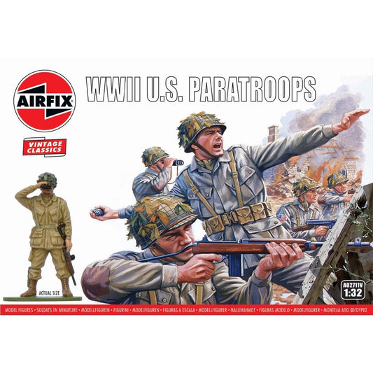 Airfix: 1/32 WWII US Paratroops A02711V