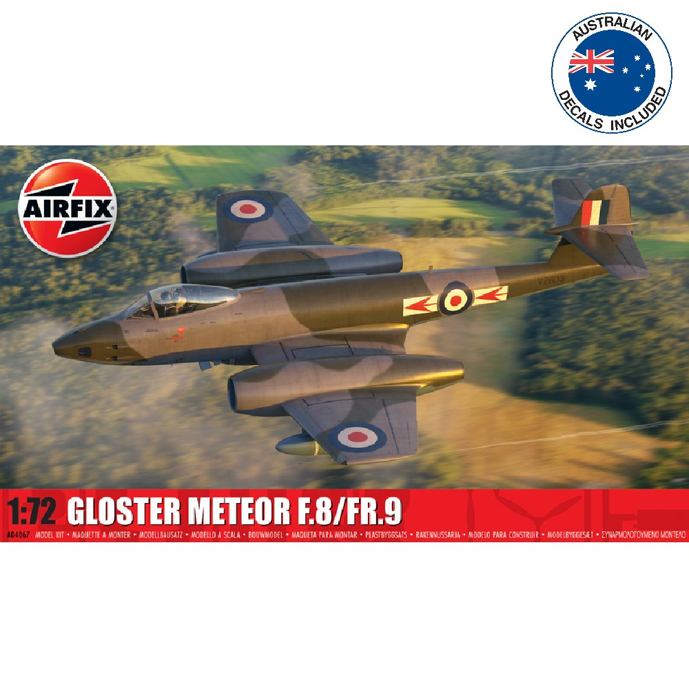 Airfix: 1/72 Gloster Meteor F.8/FR.9 A04067