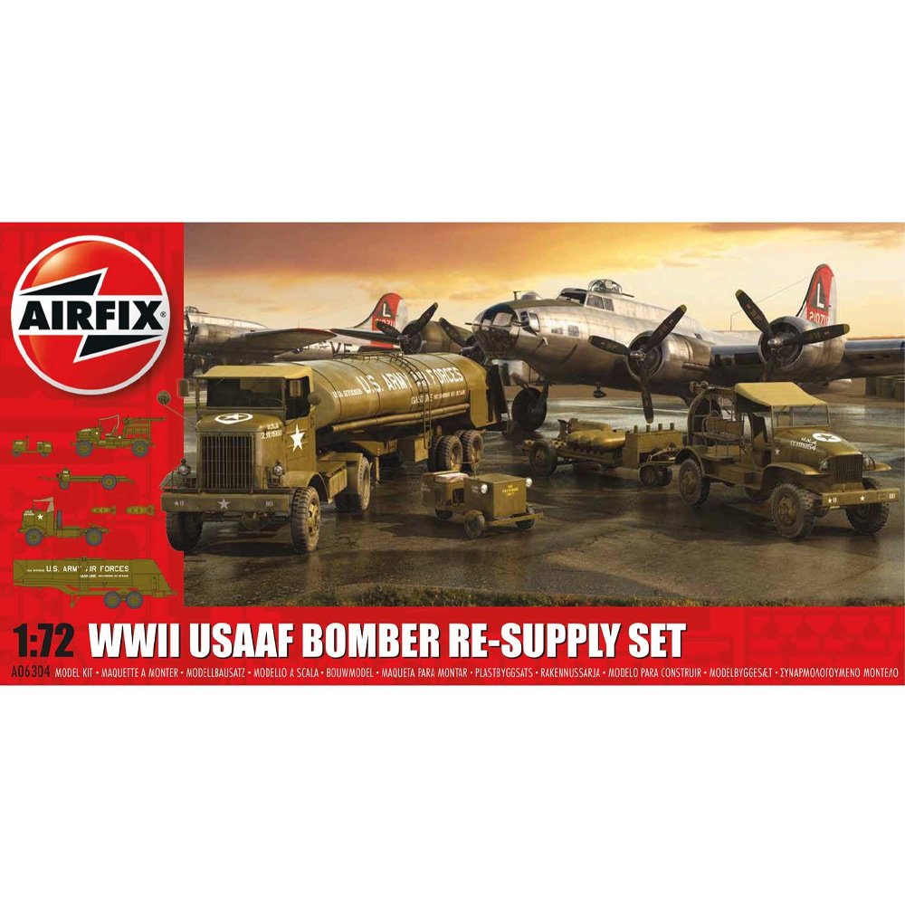 Airfix: 1/72 WWII USAAF Bomber Re-Supply Set A06304