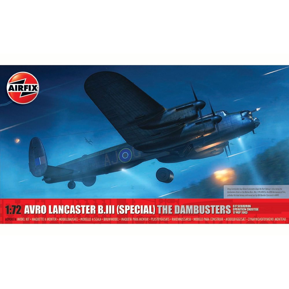 Airfix: 1/72 Avro Lancaster B.III Special The Dambusters A09007A