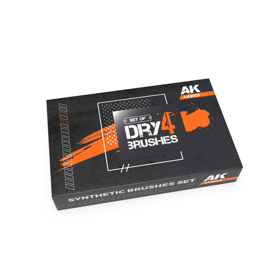 AK Interactive: Dry Brushes Set