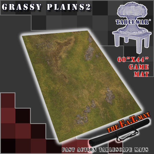 The F.A.T. Mat: 60x44" Grassy Plains 2 Gaming Mat
