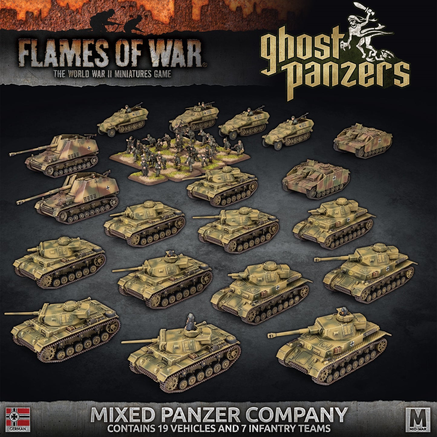 Flames of War: German Mixed Panzer Company Army Deal