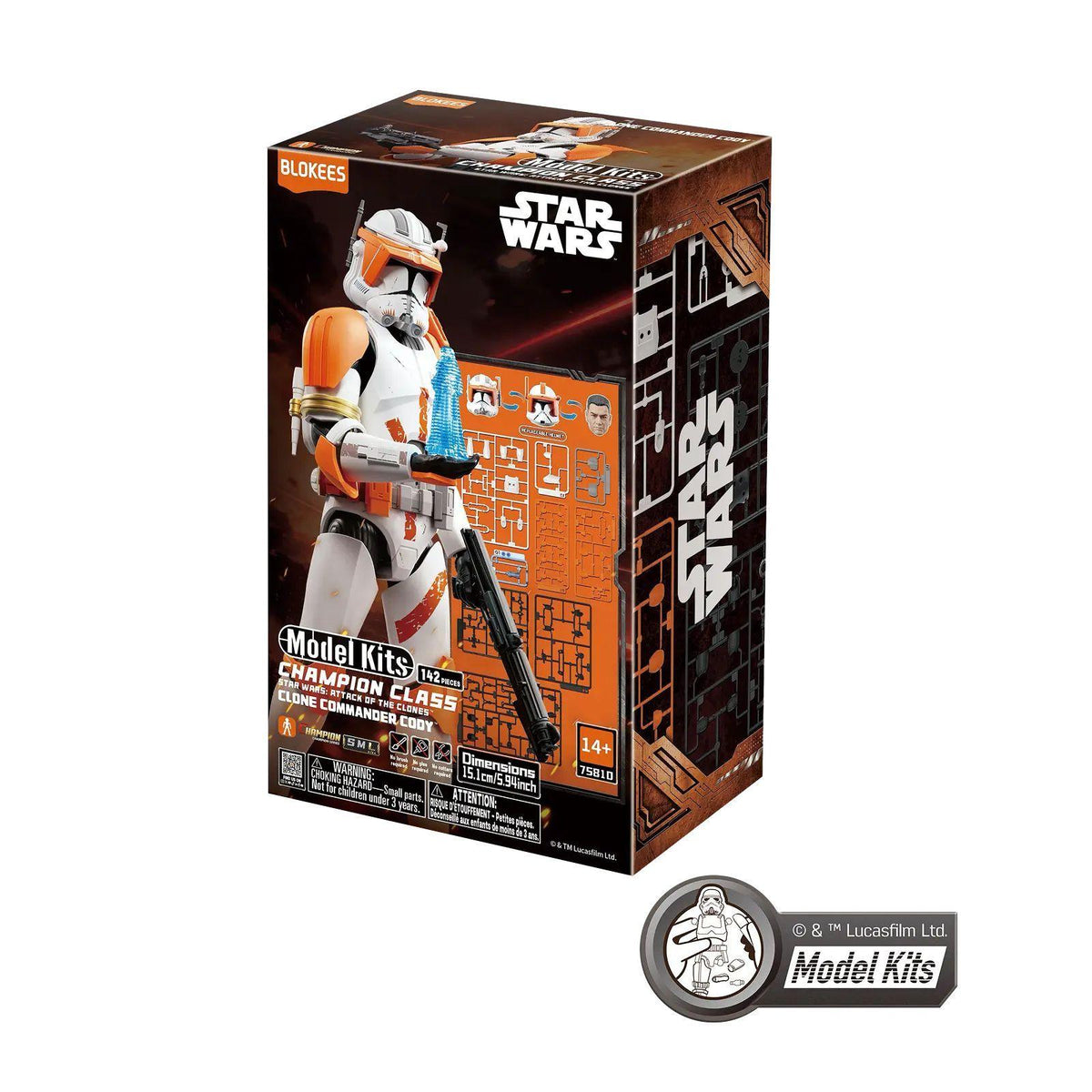 Blokees: Star Wars Clone Commander Cody Champion Class
