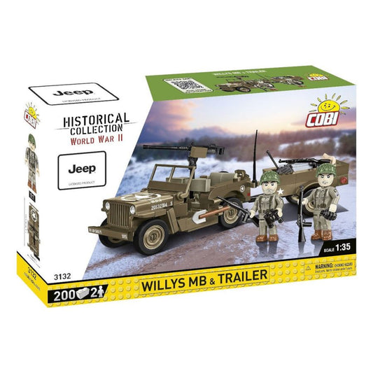 Cobi: Willys MB & Trailer