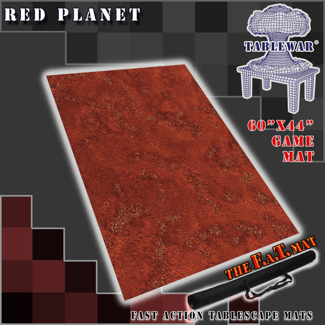 The F.A.T. Mat: 60x44" Red Planet Gaming Mat
