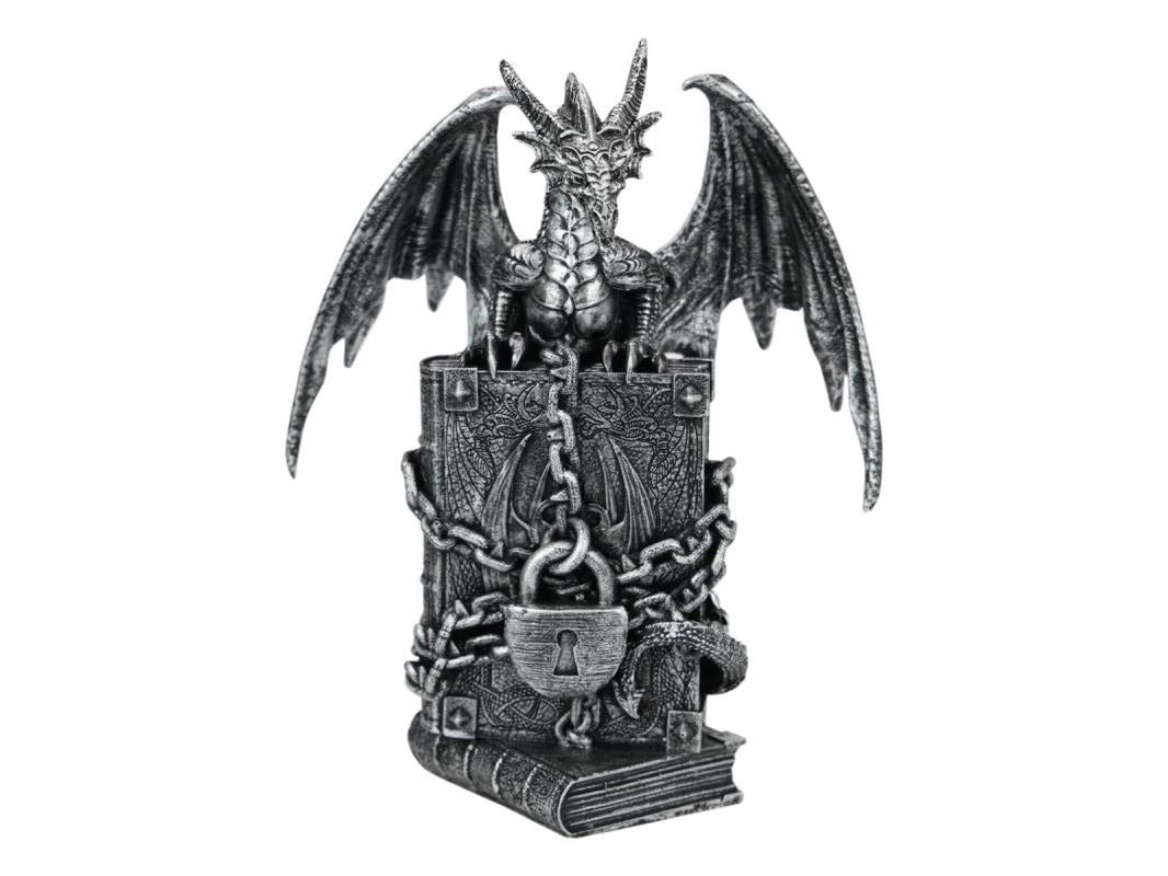 Guardian Dragon Protecting Forbidden Texts 21cm