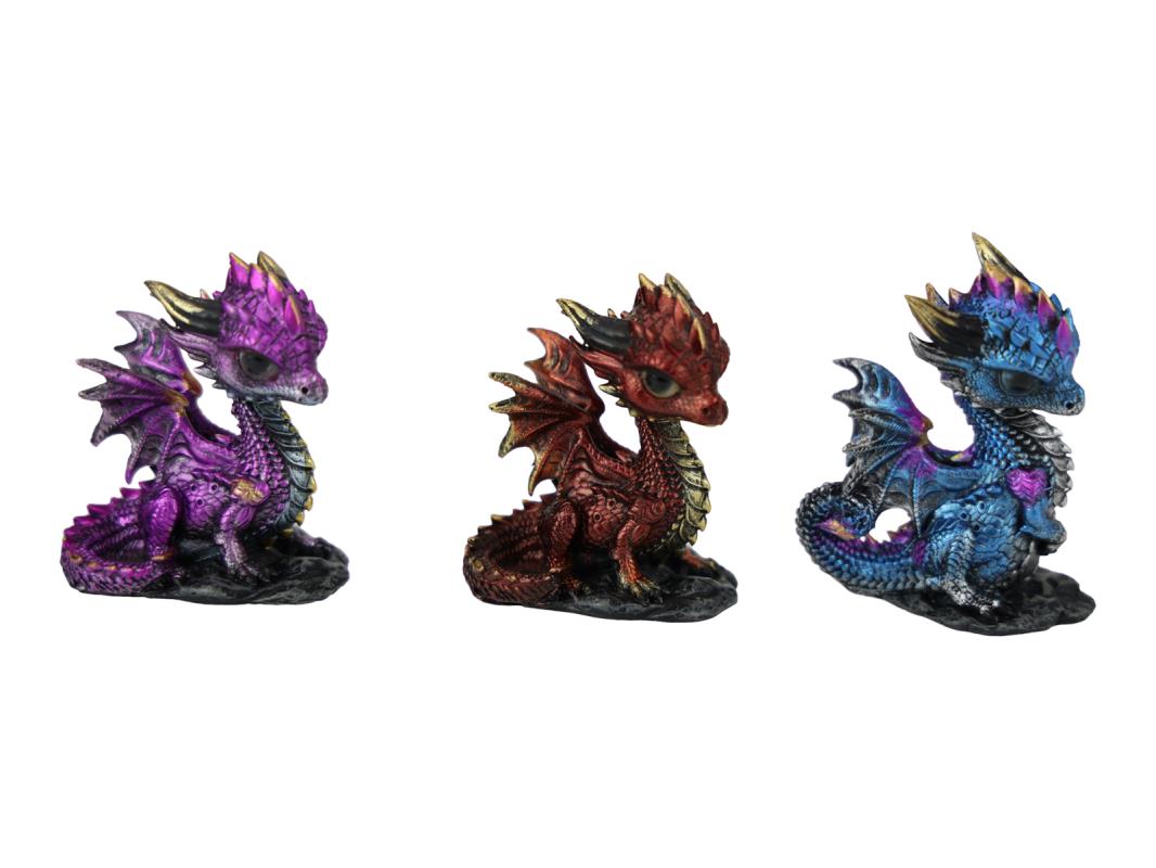 Standing Spike Dragon 6cm (Assorted - One Randomly Selected)