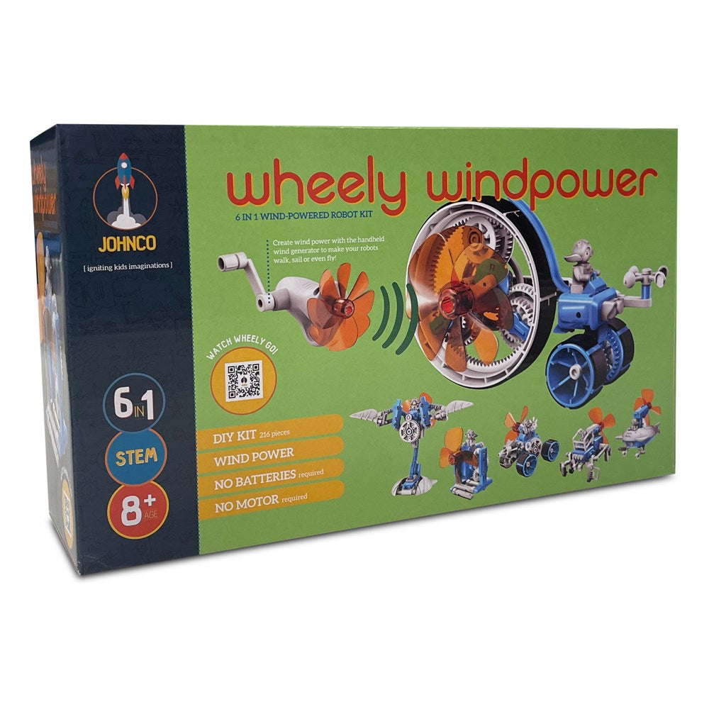 Johnco: Wheely Windpower 6in1 Wind-Powered Robot