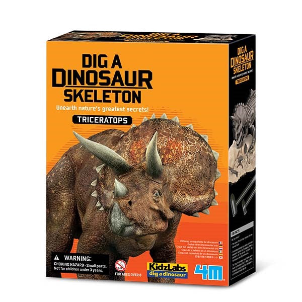 4M: Dig A Dinosaur Skeleton Triceratops