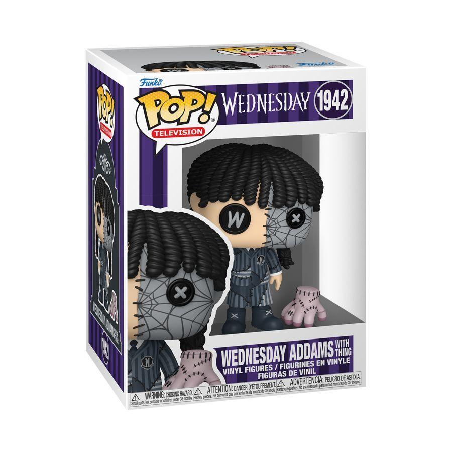 Funko POP! Vinyl: Wednesday Addams with Thing Patchwork #1426