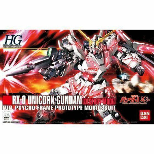Bandai: HG 1/144 RX-0 Unicorn Gundam (Destroy Mode)