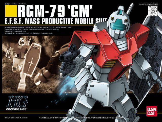 Bandai: HG 1/144 RGM-79 GM