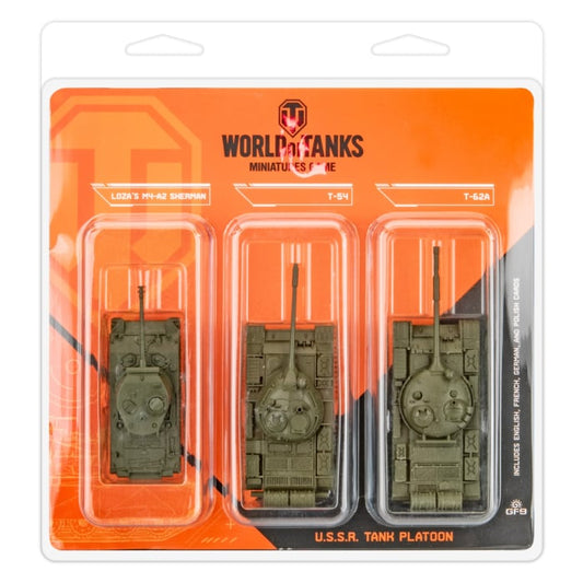 World of Tanks: U.S.S.R. Tank Platoon (T-54, Loza's M4-A2 Sherman, T-62A)