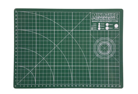 Miniature Scenery: Hobby Cutting Mat Green