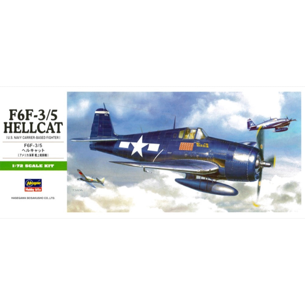 Hasegawa: 1/72 F6F-3/5 Hellcat 00241