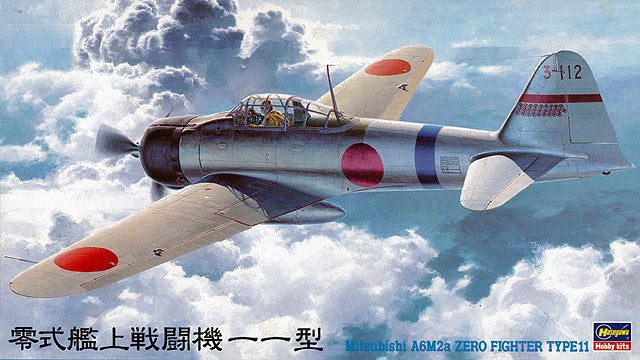 Hasegawa: 1/48 Mitsubishi A6M2a Zero Fighter Type11 19142