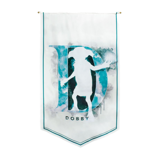 Satin Wall Banner: Harry Potter Watercolour Dobby