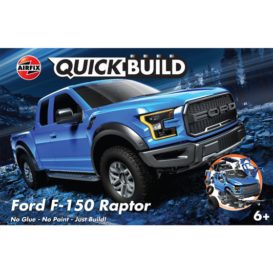 Airfix: Quickbuild Ford F-150 Raptor Blue J6037