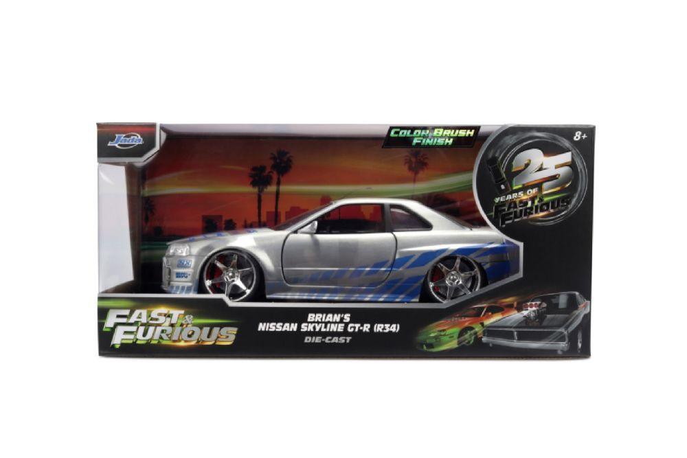 Jada: 1/24 Fast & Furious Brian's Nissan Skyline GT-R R34