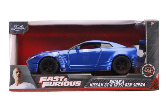 Jada: 1/24 Fast & Furious Brian's Nissan GT-R R35 Ben Sopra