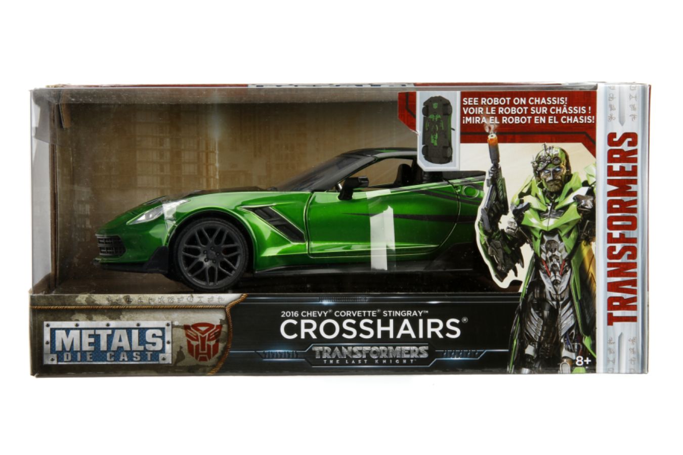 Jada: 1/24 Transformers Crosshairs 2016 Chevy Corvette Stingray