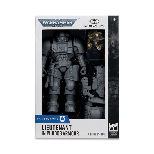 McFarlane Toys: Warhammer 40k Ultramarines Lieutenant in Phobos Armor Artist Proof 7" Figure