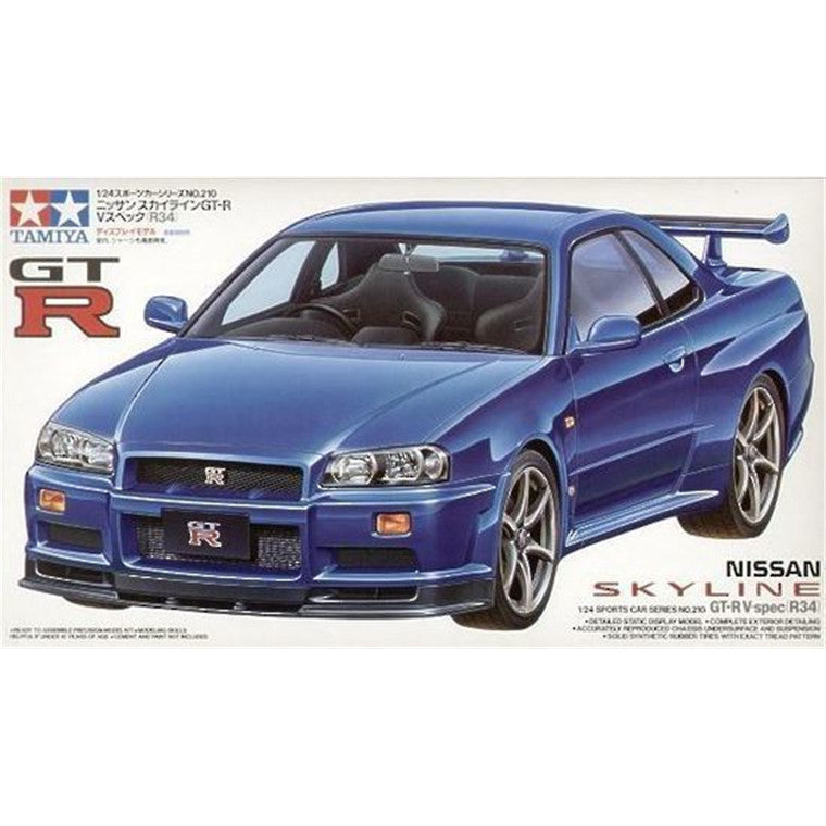 Tamiya: 1/24 Nissan Skyline R34 GT-R V-Spec 24210