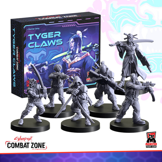 Cyberpunk RED: Combat Zone Starter Gang Tyger Claws