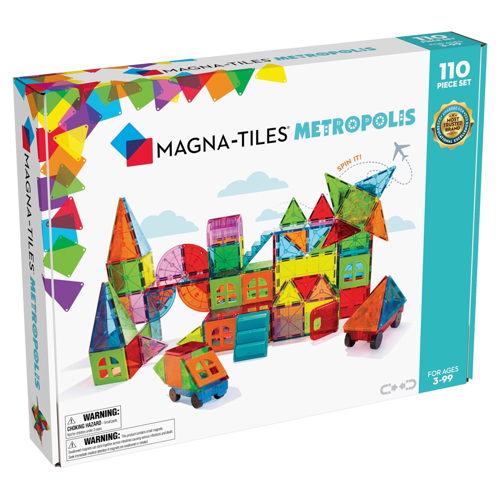 Magna-Tiles: Metropolis 110pc Set