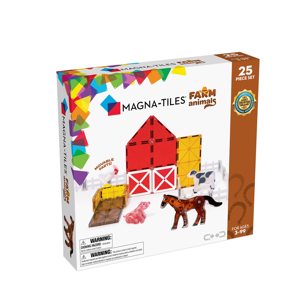 Magna-Tiles: Farm Animals 25pc Set