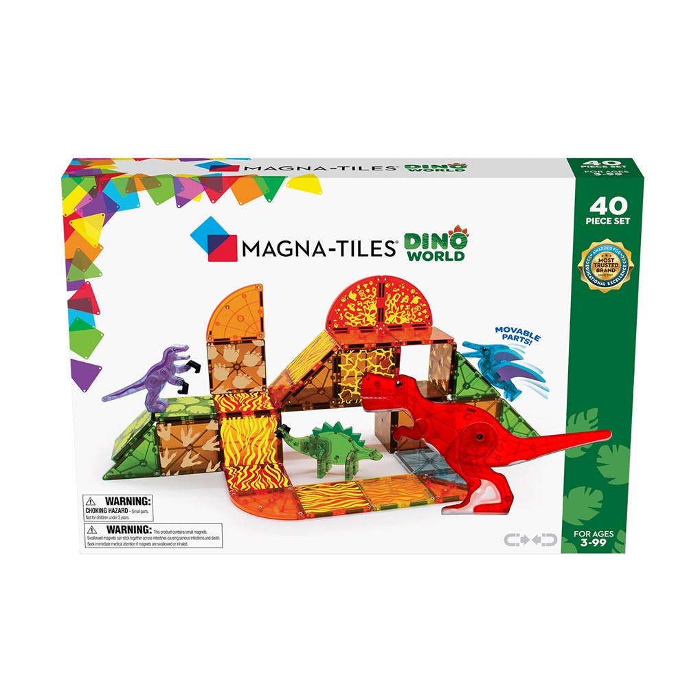 Magna-Tiles: Dino World 40pc Set