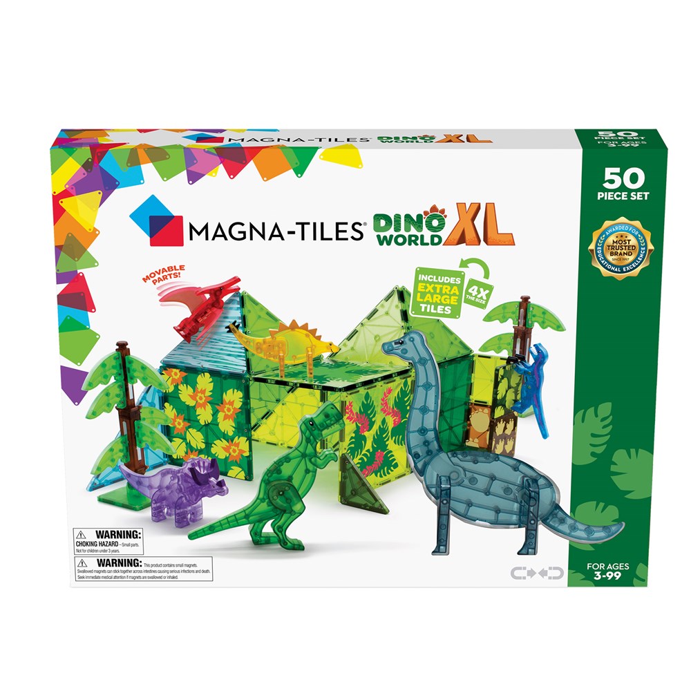Magna-Tiles: Dino World XL 50pc Set
