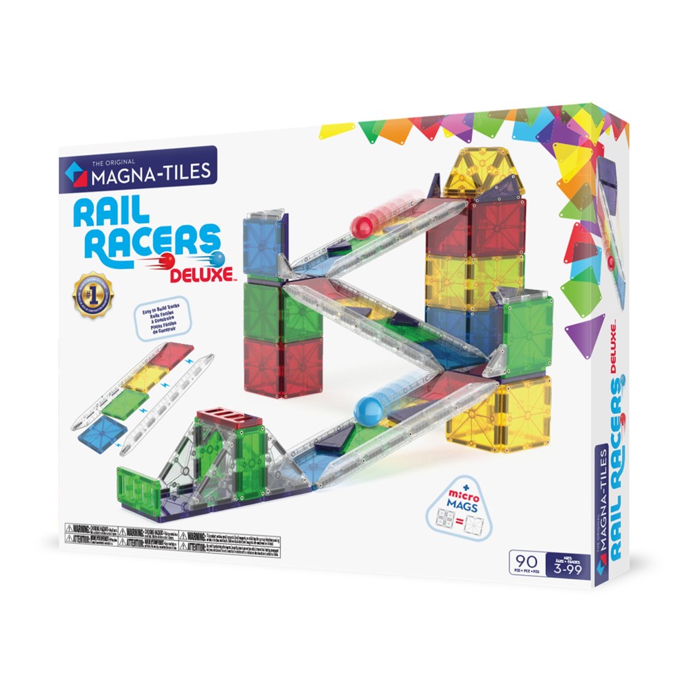 Magna-Tiles: Rail Racers Deluxe 90pc Set