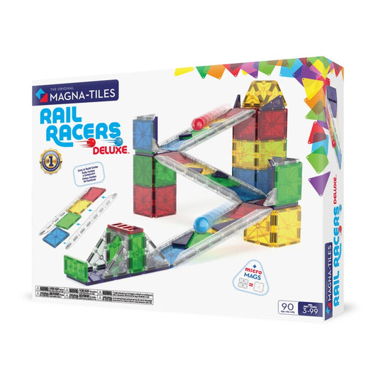 Magna-Tiles: Rail Racers Deluxe 90pc Set