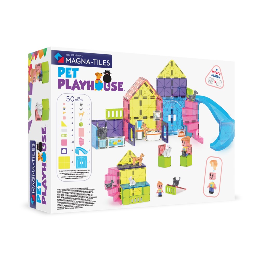 Magna-Tiles: Pet Playhouse 50pc Set