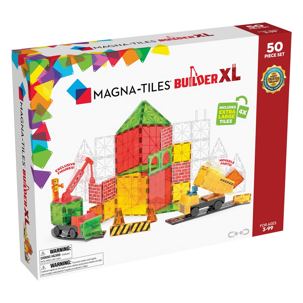 Magna-Tiles: Builder XL 50pc Set