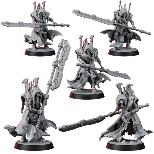 Wargame Exclusive: Necrocyborg Nazg Lich Wardens (5)
