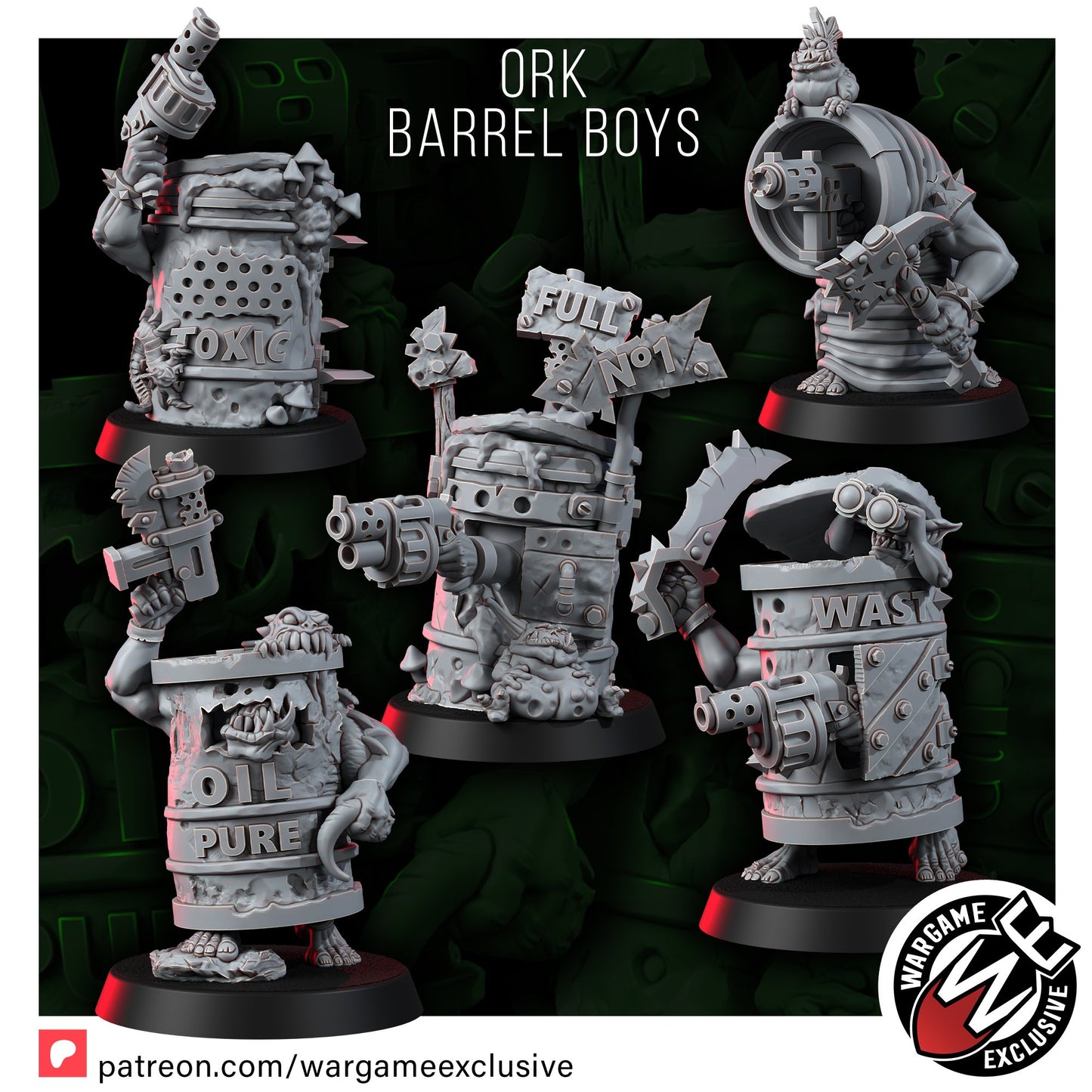 Wargame Exclusive: Ork Barrel Boys