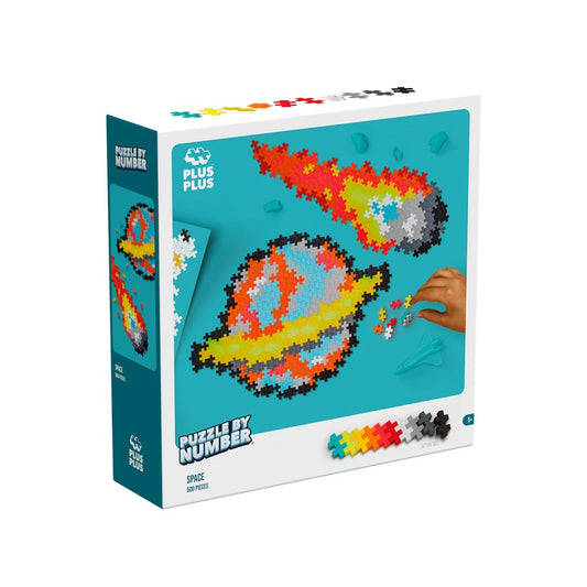 Plus-Plus: Puzzle By Number Space 500pc