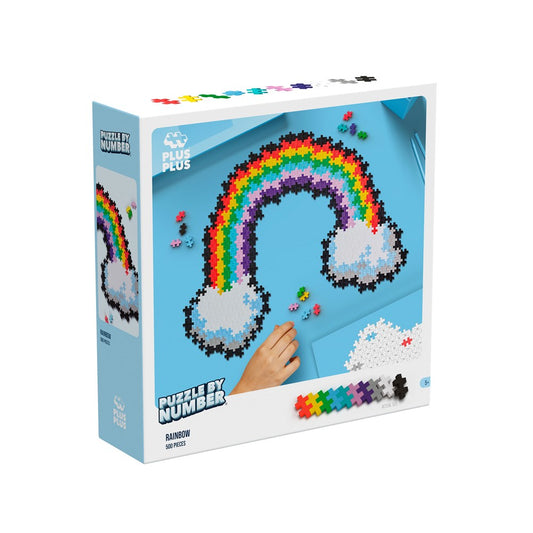 Plus-Plus: Puzzle By Number Rainbow 500pc