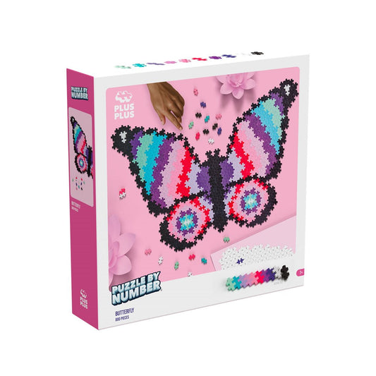 Plus-Plus: Puzzle By Number Butterfly 800pc