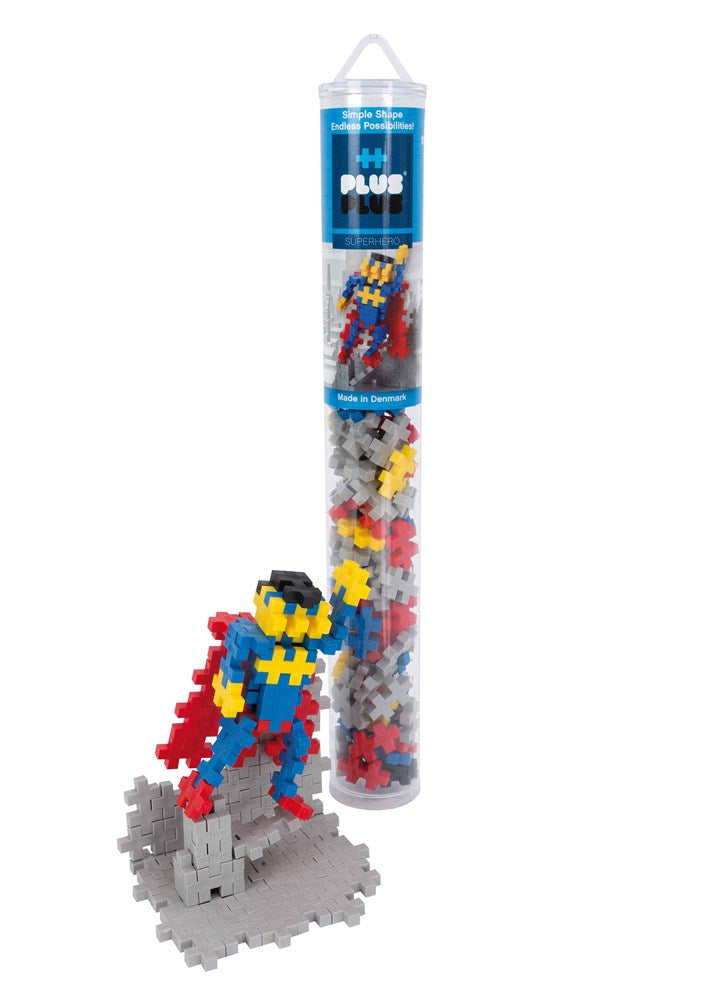 Plus-Plus: Tube Superhero 100pc