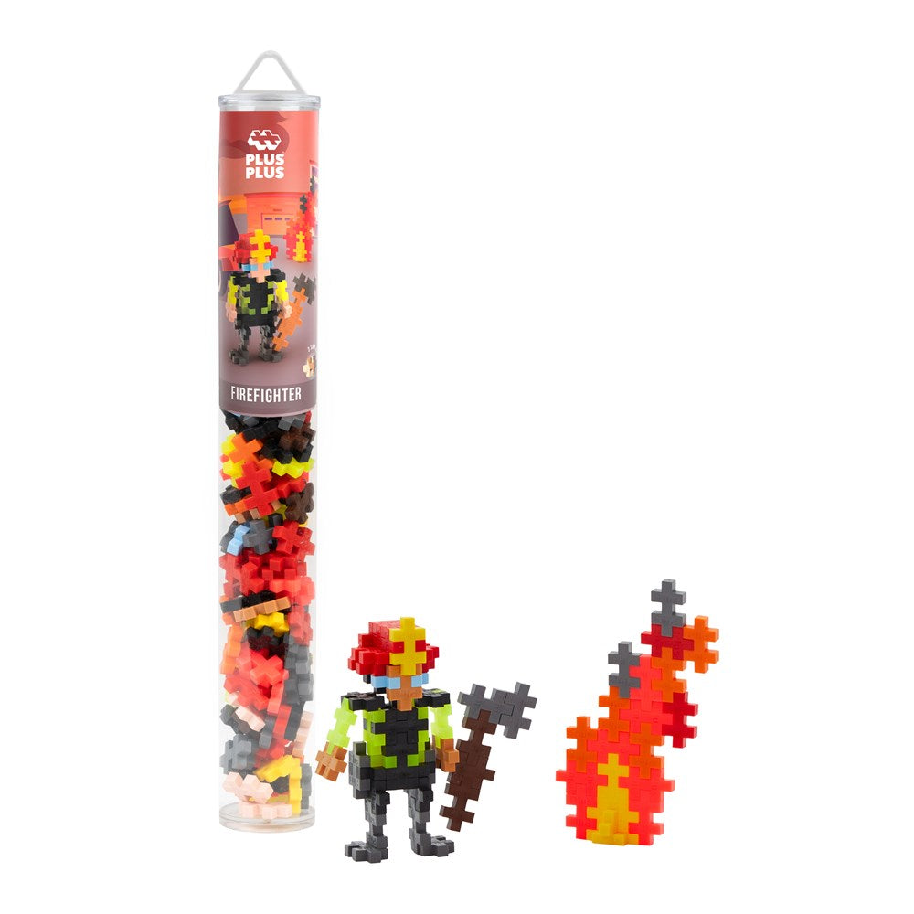Plus-Plus: Tube Firefighter 100pc