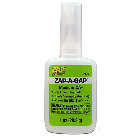 Zap-A-Gap: CA Glue Medium Green 1oz