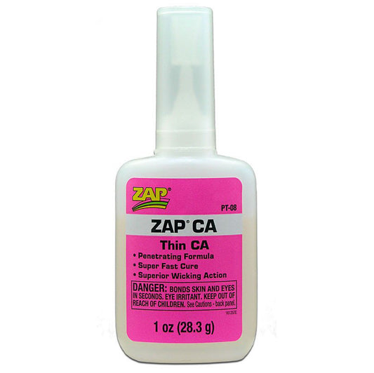 Zap-A-Gap: CA Glue Thin Pink 1oz