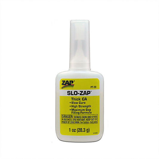 Zap-A-Gap: CA Glue Yellow Thick 1oz
