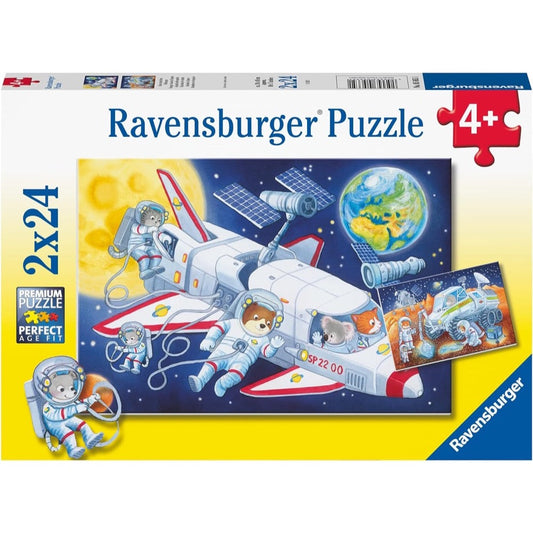 Ravensburger: 2x24pc Animals in Space